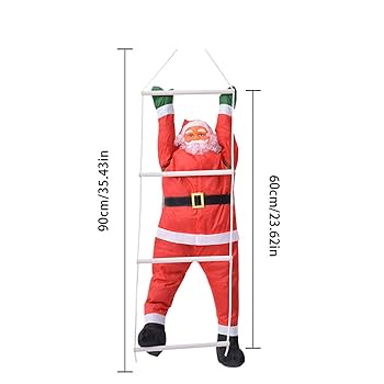大きなサンタさん Amazon.co.jp: クリスマス 飾り はしご サンタさん 60cm 大きな